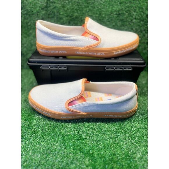 Sperry Womens Crest TG Pride Ivory Slip-On Sneakers Size 8.5W STS88747 - Picture 7 of 10